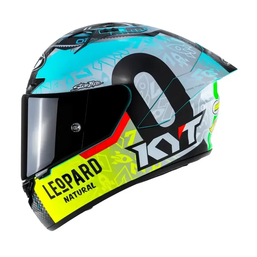 Capacete KYT NZ Race Leopard Misano 22 (Tricomposto) - Spinelli